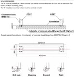 Xinkong 10,000 lbs Car Lift L1100 2 Post overhead Car Auto Truck Hoist FREE SHIPPING! 220V OR 110V