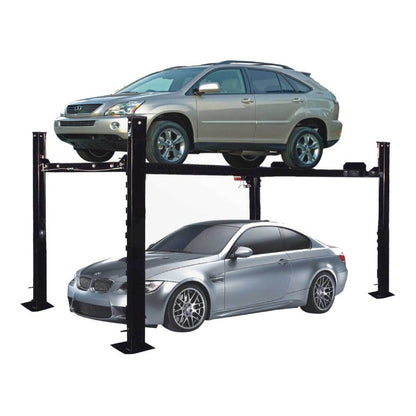 XK P407A 8000 LB 4-Post Heavy Duty Portable Storage Car Lift Auto Hoist--Movable